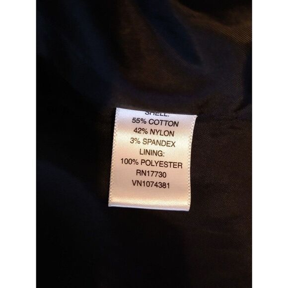 Merona black Button.Jacket Medium Black Y2K Classic Sleek City - Picture 8 of 8